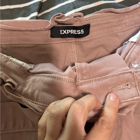 Mauve high waisted shorts - Picture 3 of 6